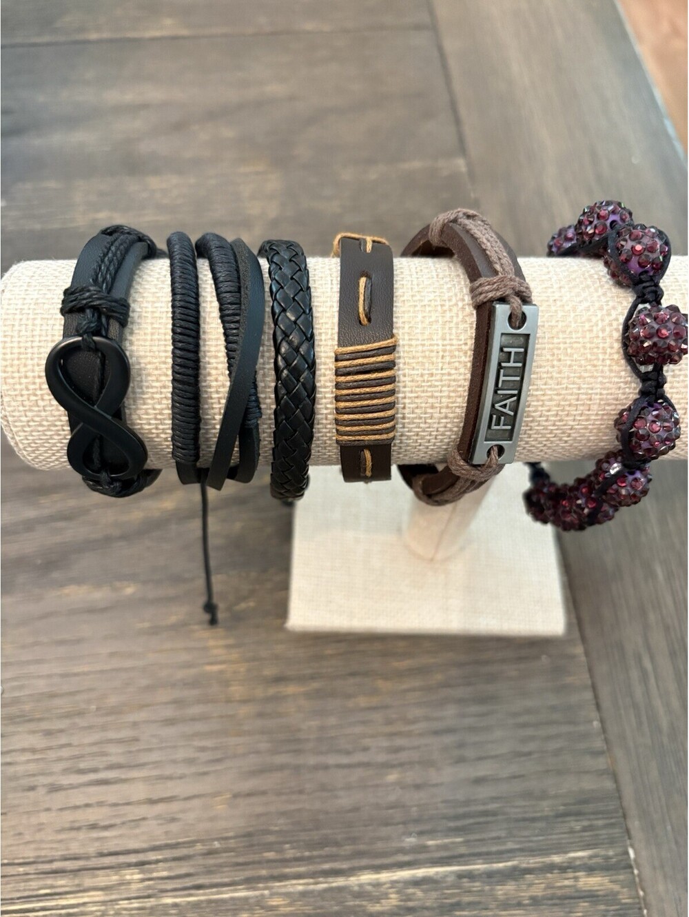 6 Tie Strap Bracelets
